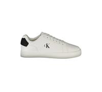 Calvin Klein - Calvin Klein White Leather Men Sneaker - - Shoes - Uomo - Bianco - 43 EU