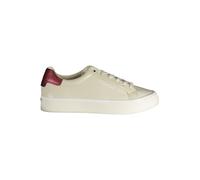 Calvin Klein Scarpe Sneakers Platform Beige con lacci Donna 38 EU