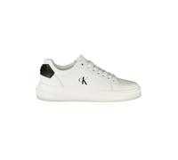 Calvin Klein - Sneaker Donna in Pelle Bianca Eleganza Urbana - - Shoes - Donna - Bianco - 39 EU