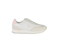 Calvin Klein Bianco Leather Woman Sneaker - EU39/US9
