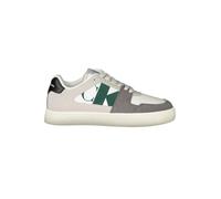 Calvin Klein Jeans Classic Cupsole NBS Heritage YM0YM01093, Scarpe da Ginnastica Uomo, Bianco (White/Mushroom/G Palm/Black), 43 EU