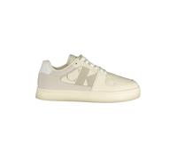 Calvin Klein - Sneaker in Poliestere Bianco - - Shoes - Uomo - Beige - 43 EU