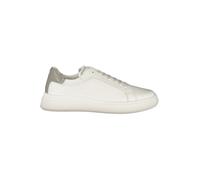 Calvin Klein - Sneakers sportive in poliestere bianco con dettagli grigi - - Shoes - Uomo - Bianco - 43 EU