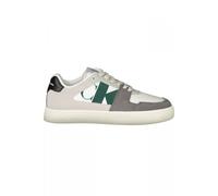 Calvin Klein Jeans Classic Cupsole NBS Heritage YM0YM01093, Scarpe da Ginnastica Uomo, Bianco (White/Mushroom/G Palm/Black), 43 EU