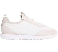 Calvin Klein Calze da Corsa retrò da Uomo con Lacci Mix Mat Ym0Ym01414 Low Top, Bianco (Bianco Brillante/Grigio Chiaro), 40