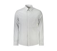 Calvin Klein - Camicia a righe con colletto italiano - - Shirts - Uomo - Bianco - S