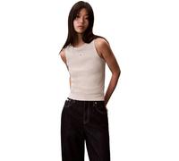 Calvin Klein Jeans Lv047c201g Sleeveless T-shirt Beige M Donna
