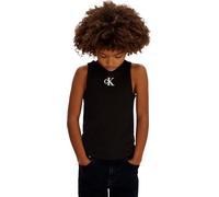 Calvin Klein Canotta da Ragazza con Logo CK LVCKSJB10G, Nera (1716 Nero), 10 Anni