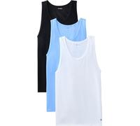 Calvin Klein Canotta da Uomo 3Pk Lv00Nb4184 Canotta, Blu (Nero W Blue Descent EMB/Blue DESCE), XL