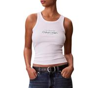 Calvin Klein Canotta Donna - Bianco Modello LV047F816GYAF Contour 2X2 Rib GRAP, Yaf -