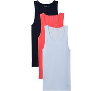 Calvin Klein Canottiera da Uomo, 3 Pezzi, Lv00Nb4036, Rosa (Shoreline W Punch Pink EMB/Punch PI), S