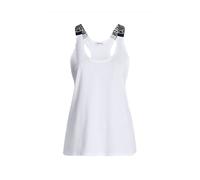 Calvin Klein Canottiera Logo Back Bianco Donna M