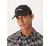Calvin Klein Cappellino da Baseball da Donna con Logo Ricamato, LV04F5003G, Nero, Taglia Unica
