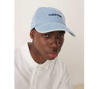 Calvin Klein - Cappellino in denim blu con logo ricamato One Size