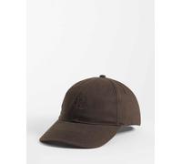 Calvin Klein - Cappello con visiera marrone cioccolato ricamato con monogramma-Rosso One Size