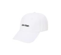 Calvin Klein Uomo Cappellino Embroidery in Cotone, Multicolore (Bright White/Black), Taglia Unica