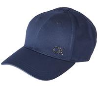 Calvin Klein Cappello Uomo Baseball CK Metal Bb Cap Regolabile, Blu (CK Navy), Onesize