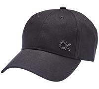 Calvin Klein Cappello Uomo Baseball CK Metal Bb Cap Regolabile, Nero (CK Black), Onesize