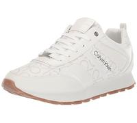 Calvin Klein Women's Carlla3 Sneaker, White Multi 142, 8