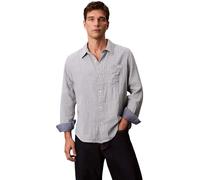 Calvin Klein Casual Classic Lv04Rc706G, Camicia Casual, Uomo, Blu (Boardwalk Summer), XL