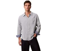 Calvin Klein Casual Classic Lv04Rc706G, Camicia Casual, Uomo, Blu (Boardwalk Summer), S