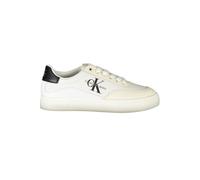 Calvin Klein Chic White Lace-Up Sneakers with Contrast Detailing - EU38/US8