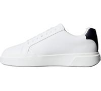 Calvin Klein Chunky Cupsole Laceup Lth Ym0Ym01344, Basso Top Uomo, White (Bright White/Navy), 42 EU