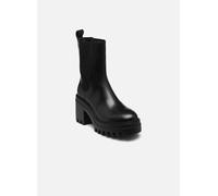 Calvin Klein - CHUNKY HEELED CHELSEA LTH Nero - Stivaletti e tronchetti 40 Nero