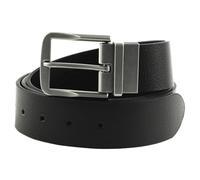 Calvin Klein cintura CKJ Gifting Belt Classic Adj/Rev Belt 35MM W135 Black Solid/Black Allover Print nero reversibile