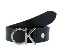 Calvin Klein Cintura con logo CK in pelle black/light gold (K60K602141-90-910)