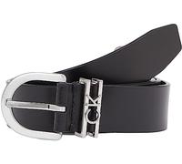 Calvin Klein Cintura Donna Loop Belt 3.0 cm Cintura in Pelle, Nero (Ck Black), 80