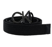 Calvin Klein cintura Logo CK Metal Elastic 35mm W105 CK Black nero
