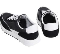 Calvin Klein City Runner Laceup N, 0Gm, 42 EU 0GM - Black Bright White 42