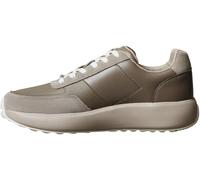 Calvin Klein City Runner Laceup Tape Lth Hm0Hm02033, Basso Top Uomo, Brown (Rock Ridge/Taupe Smog), 44.5 EU
