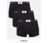 Calvin Klein - CK 96 - Confezione da 3 boxer aderenti neri in cotone-Black M