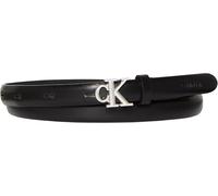 Calvin Klein CK Buckle 15mm Fixed Belt Lv04f7055g, Cinture Donna, Black(Black/Old Silver), 135 cm