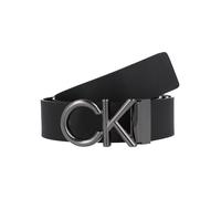 Calvin Klein CK Metal Cintura Vera Pelle 100 cm nero