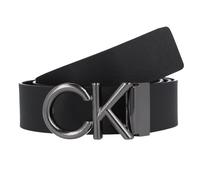 Calvin Klein CK Metal Cintura Vera Pelle 105 cm nero