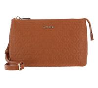 Calvin Klein CK Must Double Crossbody Embossed Cognac
