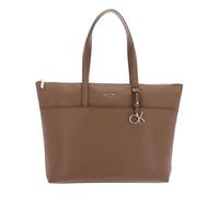 Calvin Klein CK MUST SHOPPER LG W/SLIP PKT, Marrone