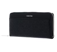 Calvin Klein CK Must Zip Around Wallet With Pocket Epi Mon Black Mono