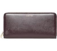 Calvin Klein CK Puller Large Zip Around LV04F1093G Portafogli, Rosso (Fudge), taglia unica, Rosso (Fudge), Taglia unica