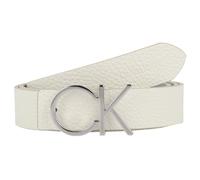 Calvin Klein CK Reversible Cintura Vera Pelle 80 cm bianco