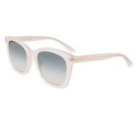 Calvin Klein CK21506S 664 A 52 Women's Square Sunglasses - Milky Peach Frame, Gradient Grey Lenses