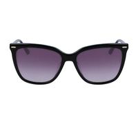 Calvin Klein Ck22532s Occhiali Da Sole Donna Nero Farfalla Viola 56mm