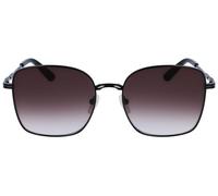 Calvin Klein Ck23100s Occhiali Da Sole Donna Nero Geometrico Grigio 56mm
