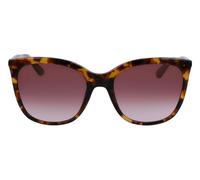 Calvin Klein Ck23500s Occhiali Da Sole Donna Avana Geometrico Marrone 55mm