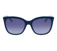 Calvin Klein Ck23500s Occhiali Da Sole Donna Blu Geometrico Blu 55mm