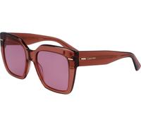 Calvin Klein CK23508S 200, Marrone, Acetate, Donne occhiali da sole 54