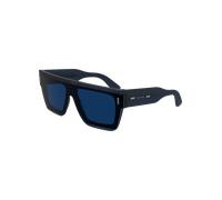 Calvin Klein Unisex CK24502S 438 Occhiali da sole Acetato Blu Blu Squadrata Normale Normale
